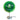 Groene UFO tafellamp, modern design, metalen voet, decoratieve verlichting, eigentijds interieur.
