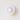 Witte keramische kom met witte bal, minimalistisch design, moderne keukenaccessoire.