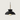 Zwarte hanglamp met gouden stang, moderne designlamp voor woonkamerverlichting.