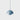 Blauwe hanglamp, modern design, metalen kap, interieurverlichting, Scandinavische stijl.