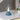 Blauwe tafellamp met glazen kap, moderne designlamp voor woonkamer, decoratieve verlichting.