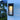 Zwarte wandlamp buiten, waterdicht, modern design, LED-verlichting, glazen paneel.