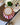 Rood-witte tafellamp met circusmotief, decoratief, modern design, woonkamerverlichting.