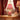Rood-witte gestreepte tafellamp, circusstijl, decoratief, retro design, woonkamerverlichting.