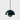Donkergroene hanglamp, bolvormig, modern design, metalen afwerking, interieurverlichting.
