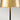 Gouden tafellamp met metalen voet, Elstead Lighting Flambeau, moderne interieurverlichting.