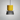 Geel-grijze hanglamp, modern design, minimalistisch, interieurverlichting, woonkamer, keuken.