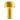Gele tafellamp, modern design, kunststof, LED-verlichting, minimalistisch interieuraccessoire.