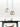Twee glazen hanglampen boven zwarte tafel, modern design, transparant en rookglas, interieurdecoratie.