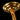 Gouden plafondkap met stoffen kabel, luxe verlichting accessoire.