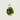 Gouden wandlamp met groene glazen kap, modern design, interieurverlichting, decoratieve lamp.