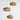Drie hanglampen van karton, Graypants Scraplights Disc 20, natuurlijk bruin, modern design.