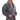 Grijze fleece badjas voor heren, zachte stof, comfortabele ochtendjas, winterkleding.