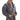 Grijze fleece badjas voor heren, zachte stof, comfortabele ochtendjas, winterkleding.