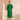 Man in groene badjas, zachte stof, comfortabele ochtendjas, herenmode, thuislounge kleding.