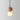 Hanglamp met roze terrazzo en witte glazen bol, modern design, minimalistische verlichting.