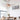 Moderne houten hanglamp boven eettafel, Scandinavisch design, minimalistisch interieur.