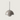 Witte hanglamp, modern design, halve bolvorm, minimalistisch interieur, plafondverlichting.
