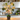 Kunstplant met LED-verlichting in pot, groene bladeren, decoratieve tafellamp, sfeerverlichting.