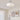 Moderne witte glazen LED hanglamp, 40W, koper, voor slaapkamer of woonkamer.