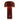 Rode tafellamp, modern design, glanzend, cilindrische vorm, sfeerverlichting, interieurdecoratie.