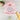 Roze My Melody wandklok met schattige figuren, ballonnen en regenboog, kinderkamer decoratie.