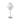 Witte Nelson tafellamp, modern design, metalen voet, interieurverlichting, woonkamer decor.