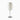 Witte Nelson tafellamp, modern design, metalen voet, textiel kap, interieurverlichting.