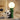 Panda bamboe tafellamp, schattig design, kinderkamer decor, nachtlampje, wit en groen.