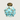 Blauwe glazen plafondlamp met bloemmotief, messing afwerking, moderne verlichting.