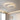 Moderne LED plafondlamp, wit, organische vormen, energiezuinig, woonkamerverlichting.