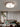 Moderne plafondlamp, goud en wit, LED, slaapkamerverlichting, eigentijds design.