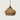 Hanglamp rotan bruin, modern design, houten afwerking, interieurverlichting, duurzaam materiaal.