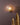 Gouden schelp wandlamp op bruine muur, moderne verlichting, decoratieve glazen lamp.