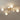 Gouden Sputnik plafondlamp met acht witte glazen bollen, modern design, LED-verlichting.
