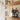 Witte tafellamp op houten plank met houten speelgoed en decoratieve poppen, modern interieur.