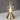 Glazen tafellamp met messing voet, modern design, sfeerverlichting, geschikt voor woonkamer.