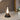 Zwarte tafellamp met glazen kap, moderne designlamp voor woonkamer, sfeerverlichting.