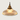 Industriële hanglamp glas en messing, vintage design, ribbelstructuur, warme verlichting.
