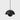 Zwarte hanglamp, modern design, metalen kap, interieurverlichting, minimalistisch, Scandinavisch.