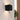Zwarte kubus wandlamp, modern design, LED-verlichting, interieurdecoratie, woonkamer wandlamp.